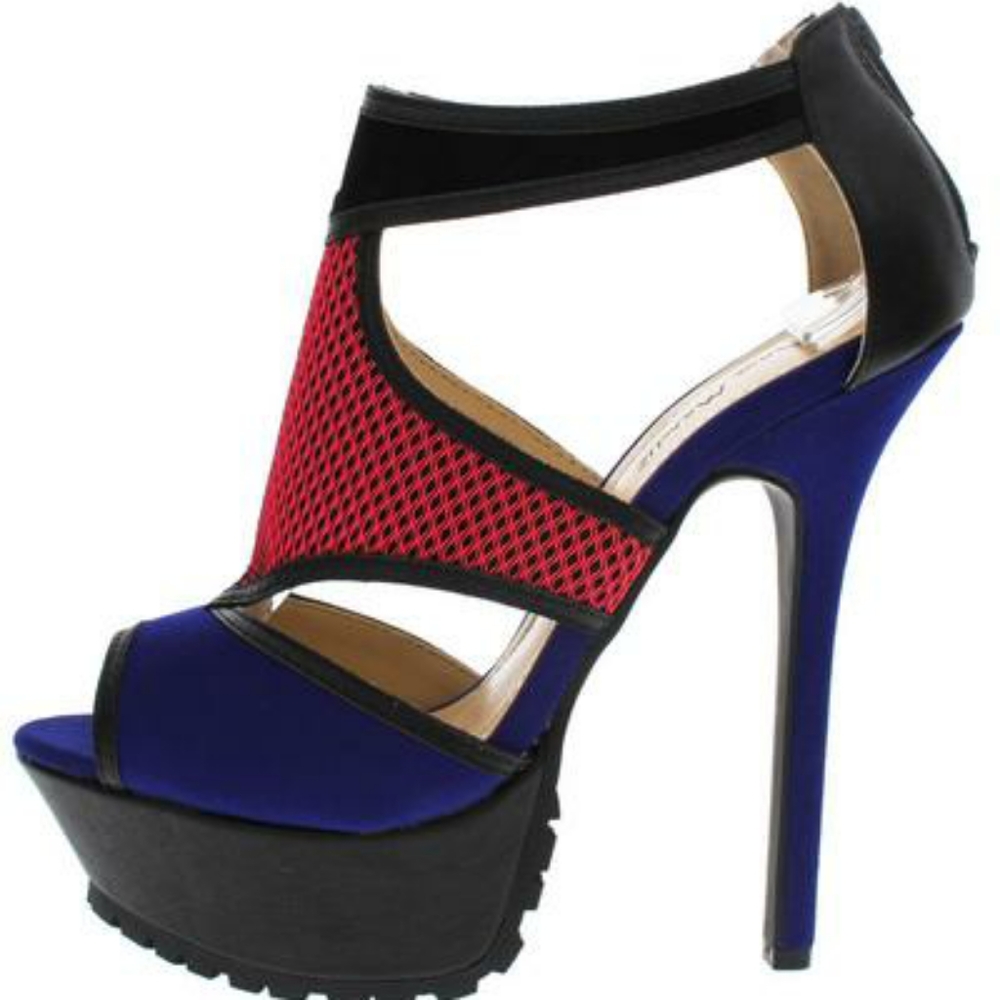 Mesh High Heels